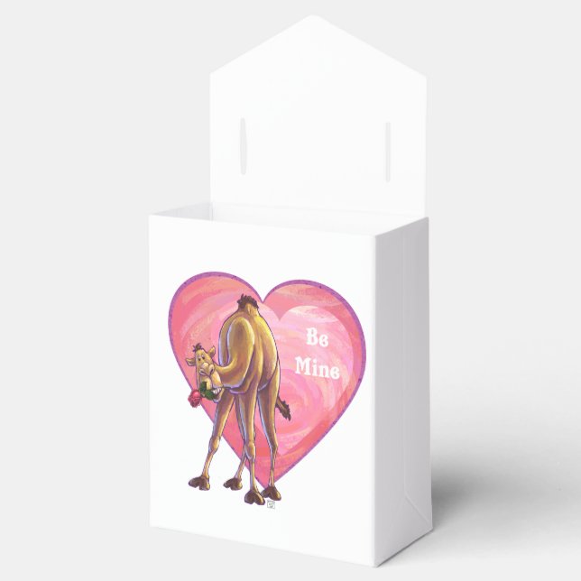Caja Para Regalos Camel El día de San Valentín (Abierto)