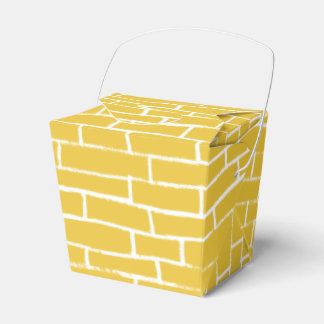 Caja Para Regalos Camino de ladrillo - Amarillo y transparente