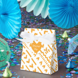 Caja Para Regalos Caminos Del Patrón Africano Del Tejido De Sol
