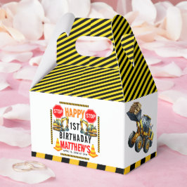 Caja Para Regalos Camión basurero de construcción Fiesta de cumpleañ