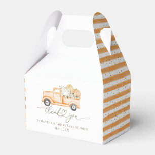 Caja Para Regalos Camión de calabaza Baby Shower otoño moderno