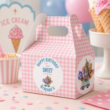 Camión de helado para niño cumpleaños dulce segund