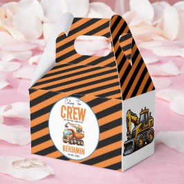 Caja Para Regalos Camión de la tripulación de la construcción