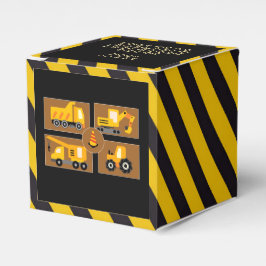 Caja Para Regalos Camiones de construcción | Boys Fiesta de Cumpleañ