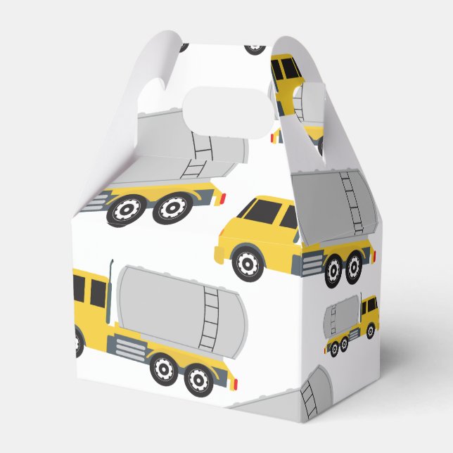 Caja Para Regalos Camiones de transporte de camiones cisterna (Front Side)