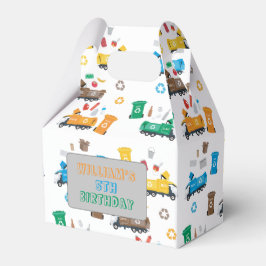 Caja Para Regalos Camiones y contenedores de basura para reciclaje c
