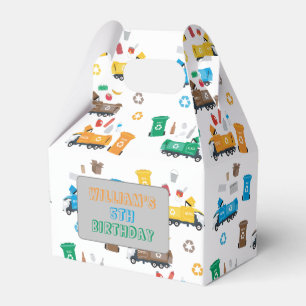 Caja Para Regalos Camiones y contenedores de basura para reciclaje c