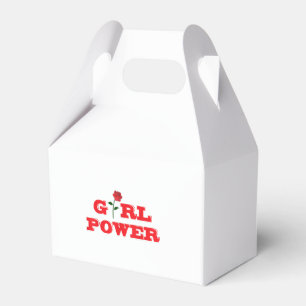 Caja Para Regalos Camiseta de poder chica - Mujeres increíbles femin