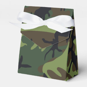 Caja Para Regalos Camo militar de la Selva Verde