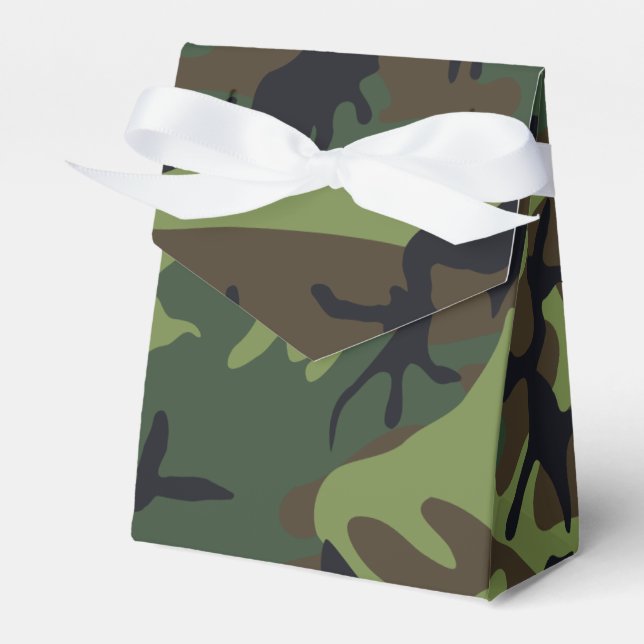 Caja Para Regalos Camo militar de la Selva Verde (Front Side)