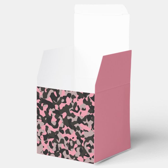 Caja Para Regalos Camo rosa (Abierto)