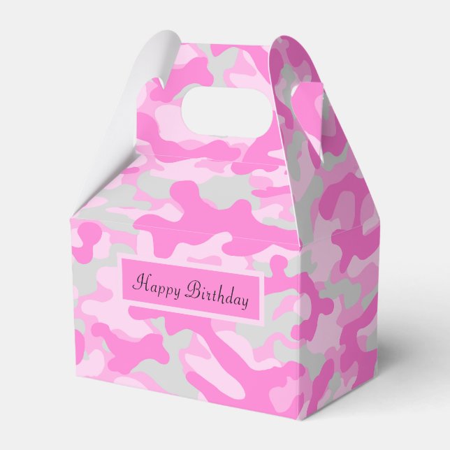 Caja Para Regalos Camo rosa (Front Side)