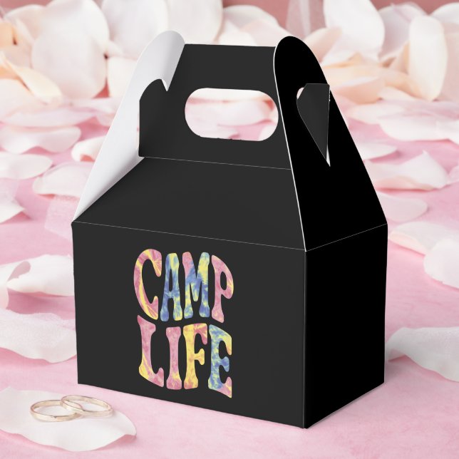 Caja Para Regalos Campamento Chicas de Verano Vida de Campamento Tie (Boda)