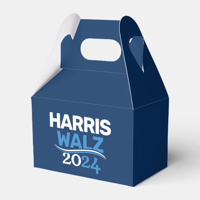 Caja Para Regalos Campaña Kamala Harris Tim Walz 2024 (Front Side)