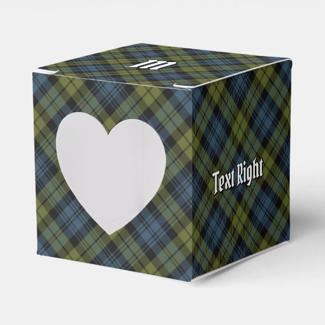 Caja Para Regalos Campbell Tartan Favor Box (Anverso)