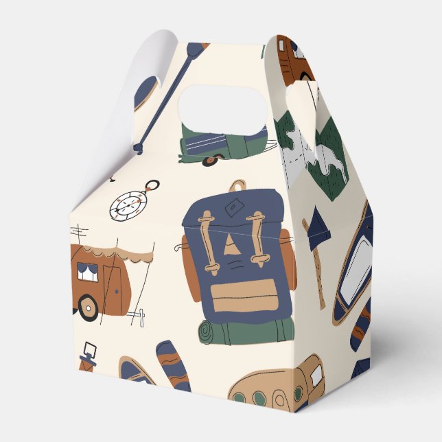 Caja Para Regalos Camping Adventure (Front Side)