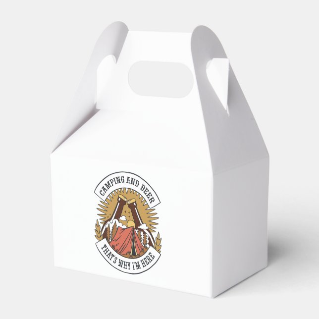 Caja Para Regalos Camping and Beer (Front Side)