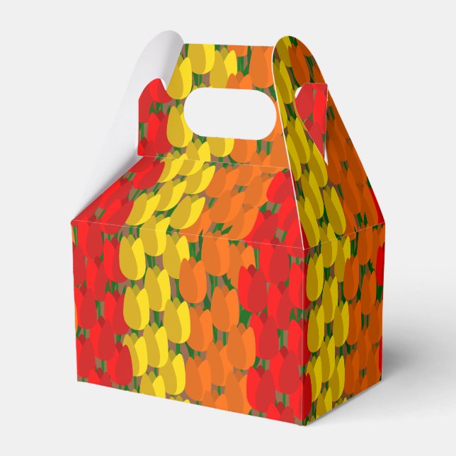 Caja Para Regalos Campo Tulip de verano (Front Side)