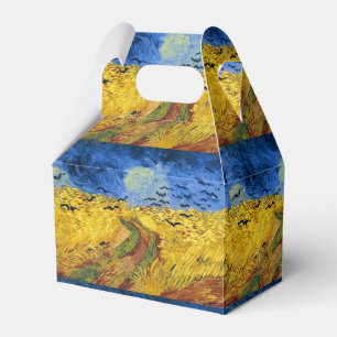 Caja Para Regalos Campos de trigo de Van Gogh pintura impresionista