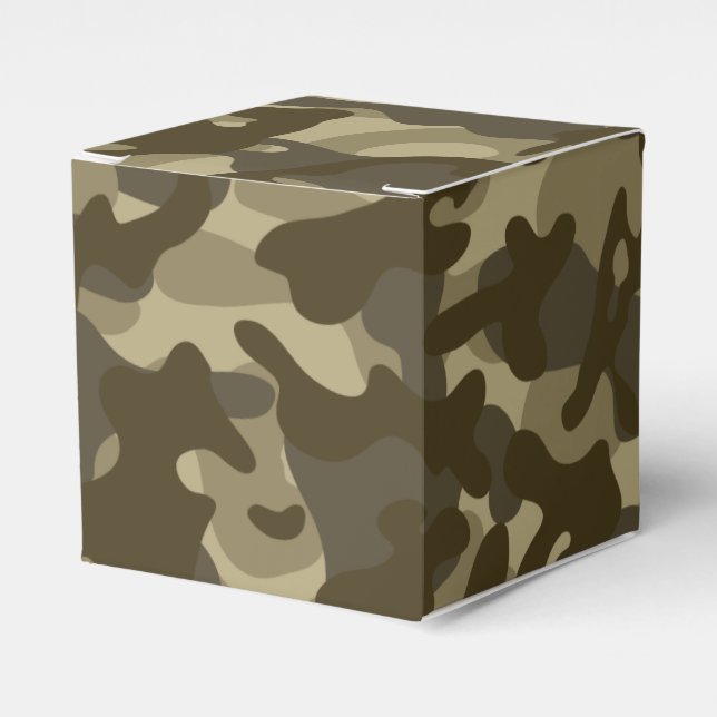 Caja Para Regalos Camuflaje Central (Costado Anverso)