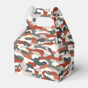 Caja Para Regalos Camuflaje de Otoño