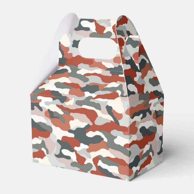 Caja Para Regalos Camuflaje de Otoño (Front Side)