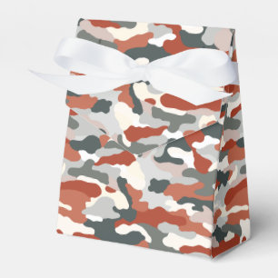 Caja Para Regalos Camuflaje de Otoño