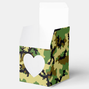 Caja Para Regalos Camuflaje de Woodland