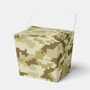 Caja Para Regalos Camuflaje digital del desierto Pixel de 8 bits / C