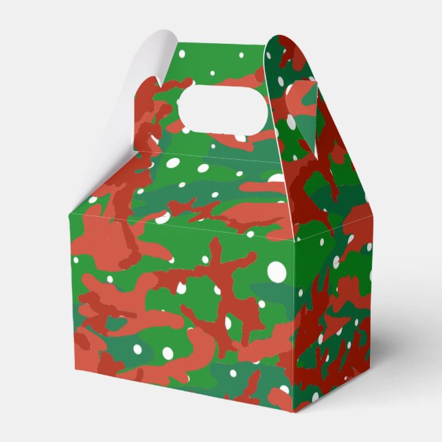 Caja Para Regalos Camuflaje Haus Of Camo Xmas (Front Side)