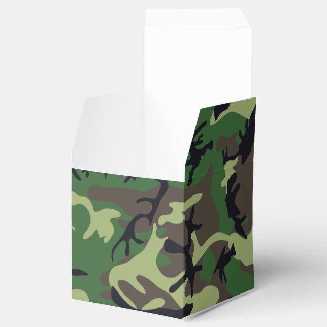 Caja Para Regalos Camuflaje militar (Abierto)