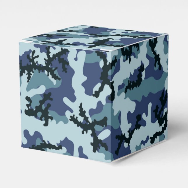 Caja Para Regalos Camuflaje naval (Costado Anverso)