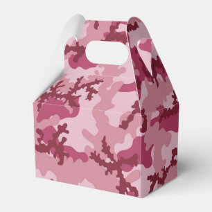 Caja Para Regalos Camuflaje rosa