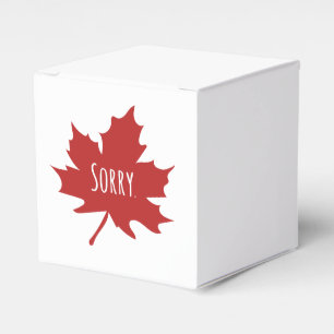 Caja Para Regalos Canadiense gracioso