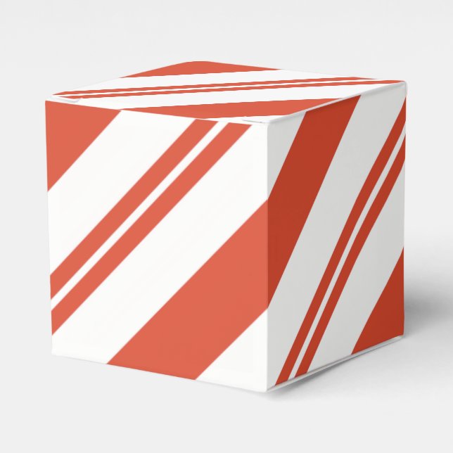 Caja Para Regalos Candy Cane Chorus-Big Stripe Diagonal (Costado Anverso)