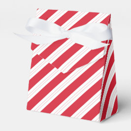 Caja Para Regalos Candy Cane Striped Tent Christmas Party Favor Box