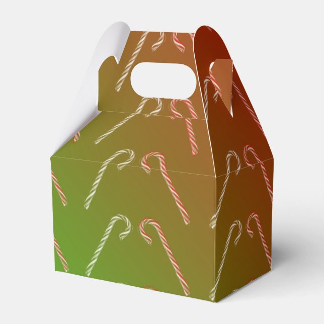 Caja Para Regalos Candy Canes (Front Side)
