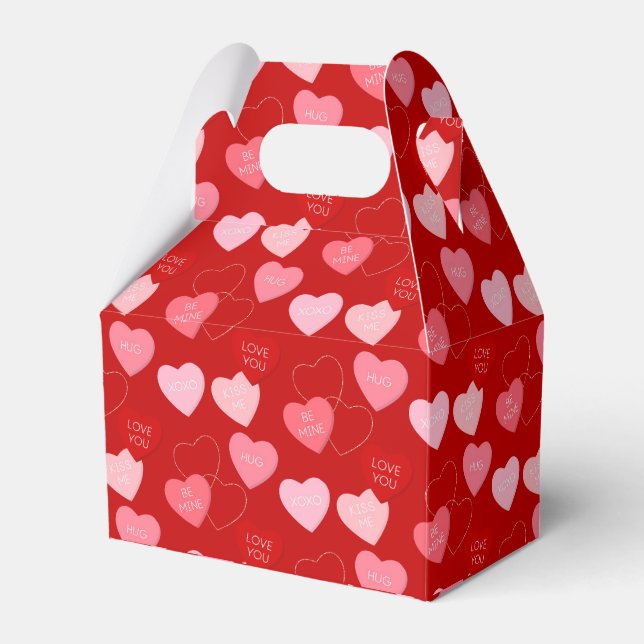 Caja Para Regalos Candy Heart Cascade (Front Side)