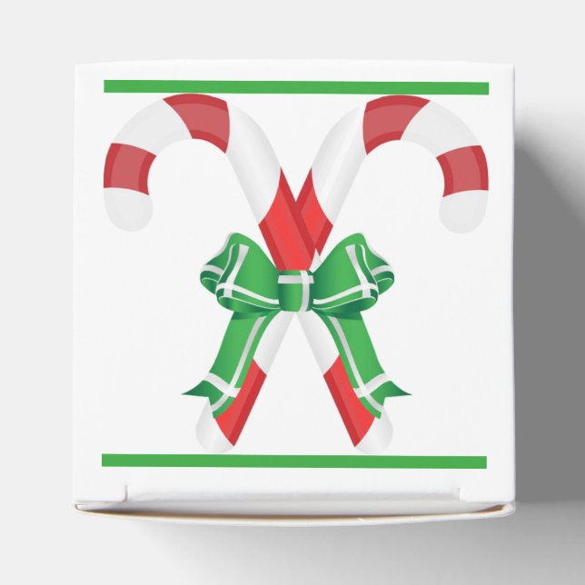 Caja Para Regalos CANDYCANES DE navidades (Parte superior)