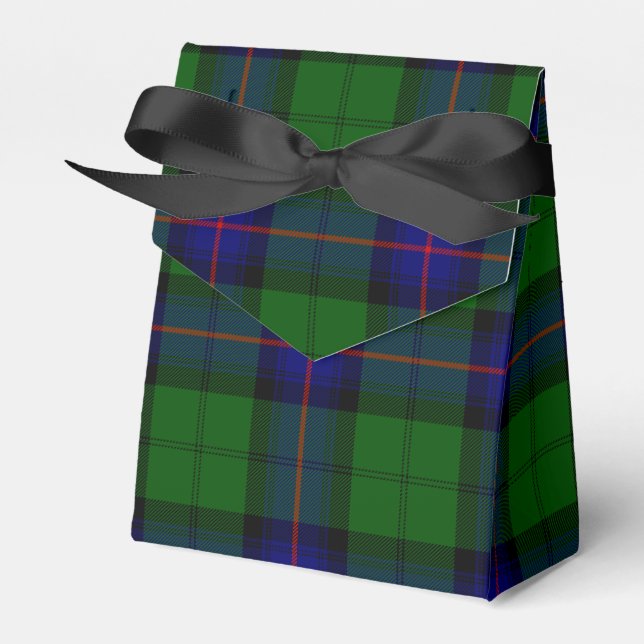 Caja Para Regalos Cañón armenio tartan azul (Front Side)
