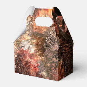 Caja Para Regalos Capas de cristales con tinte rústico