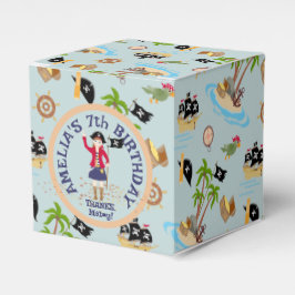 Caja Para Regalos Capitán de la Fiesta de Cumpleaños del Barco Pirat