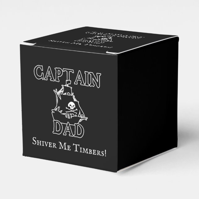 Caja Para Regalos Capitán Papá - Ghostly Galleon (Costado Anverso)