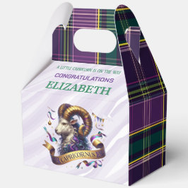 Caja Para Regalos Capricorn Zodiac Baby Shower 5"w x 3"l x 6.5"h