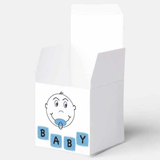 Caja Para Regalos Cara de travesura de niño pequeño (Abierto)