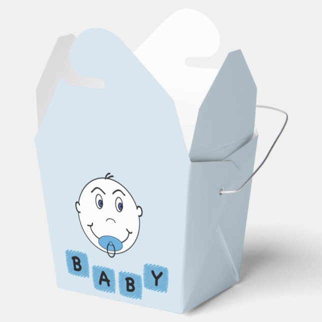 Caja Para Regalos Cara de travesura de niño pequeño (Abierto)