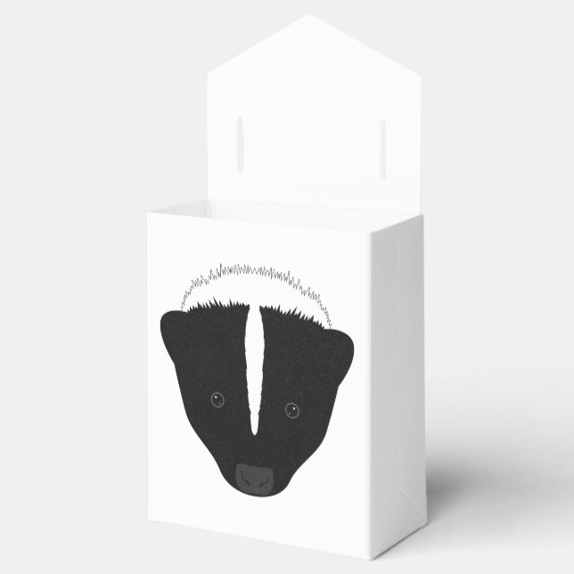 Caja Para Regalos Cara de zorrillo (Abierto)