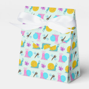 Caja Para Regalos Caracoles, mariposas y libélulas