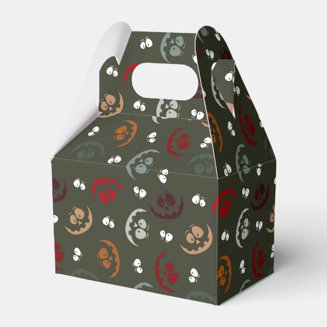 Caja Para Regalos Caras Jack-O-Lantern (Front Side)