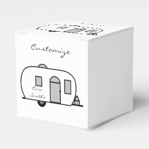 Caja Para Regalos Caravana minúscula gitana redondeada modificada